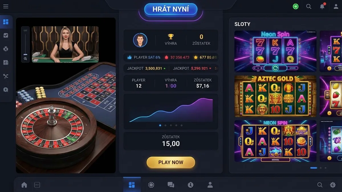 Kasinové hry a automaty